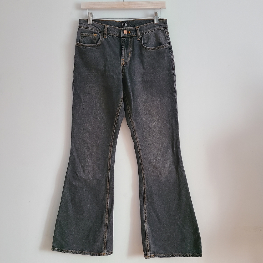 BDG Dark Gray Flare Jeans Size 28